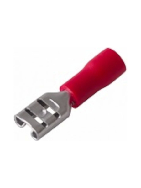 Изолированная клемма "мама" Nord-Yada 4.8мм 0.5-1.5кв.мм (красная) (РПи-м 1.5-(4.8) 905341