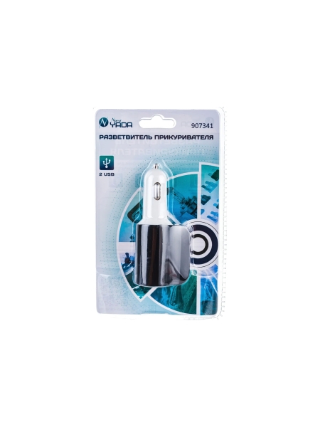 Разветвитель прикуривателя Nord-Yada 1 гнездо, 2USB 907341