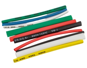 Термоусадочная трубка Nord-Yada набор №1 L=10см (10шт 3-6мм) цветные TM 908023