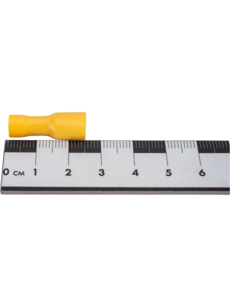 Полностью изолированная клемма "мама" Nord-Yada 6.3мм 4-6кв.мм (желтая) 906341