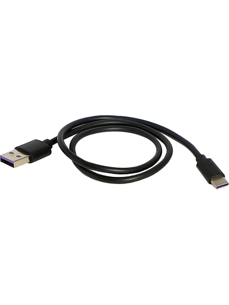 Зарядный универсальный дата-кабель USB-TYPE C Nord-Yada PVC 2А, 0.5м чёрный 908961