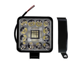 Фара рабочего света Nord-Yada 28 Вт, квадрат 28 диодов 83 83 20 ближий дальний ТМ Nord YADA 909672