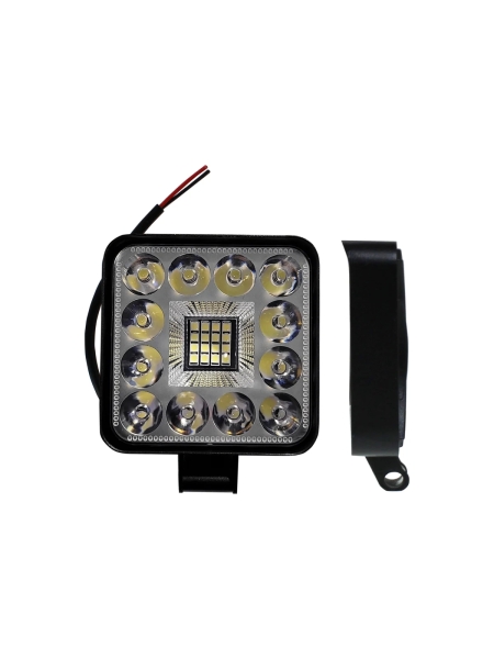 Фара рабочего света Nord-Yada 28 Вт, квадрат 28 диодов 83 83 20 ближий дальний ТМ Nord YADA 909672