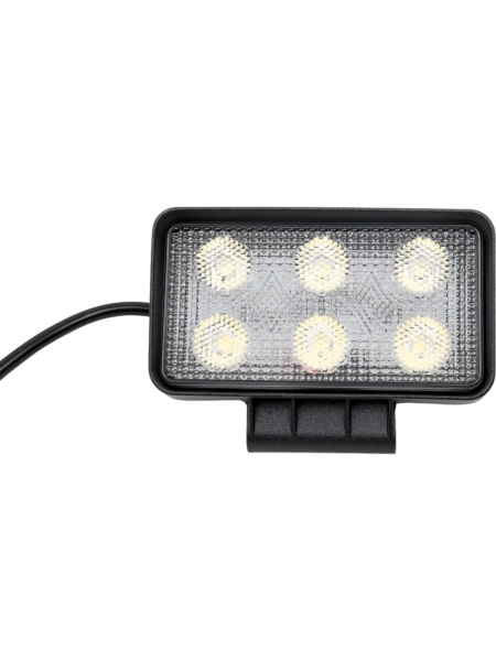 Фара рабочего света Nord-Yada 18Вт прямоугольная высокая 6 диодов ближний 110х60х46 904839