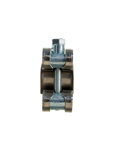 Силовой хомут Nord-Yada Д: 23-25 мм, Ш: 18 мм, Т: 0,6 мм, болт: М5х40, нерж. сталь 903115