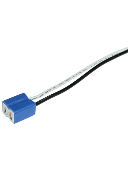 Патрон Nord-Yada под лампу H7 с проводами, прямой, керамика TM Nord YADA 904344