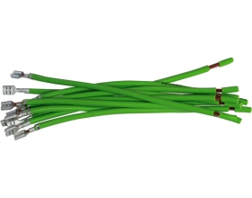 Клемма электропроводки Nord-Yada мама 4,8мм наружная луженая с проводом 2,5 мм TM Nord YADA 10шт в упаковке 909599