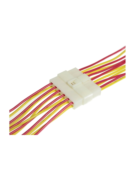 Соединительная колодка Nord-Yada 12 контактов 6,3 мм с проводами 904357