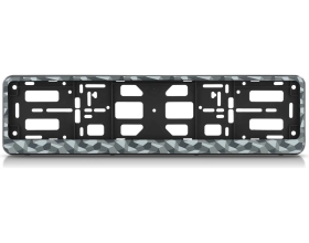 Рамка номерного знака-книжка Nord-Yada Геометрия серый, в упаковке 909799