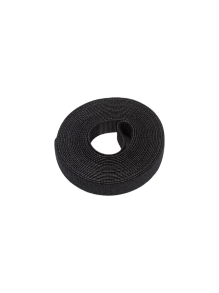 Лента липучка универсальная Nord-Yada 15 мм, 3 м, в рулоне, черный (велкро) ТМ Nord Yada 909439