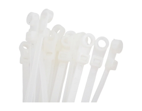 Кабельные стяжки Nord-Yada 4.8х300 мм, с монтажным кольцом, 100 шт. 903175