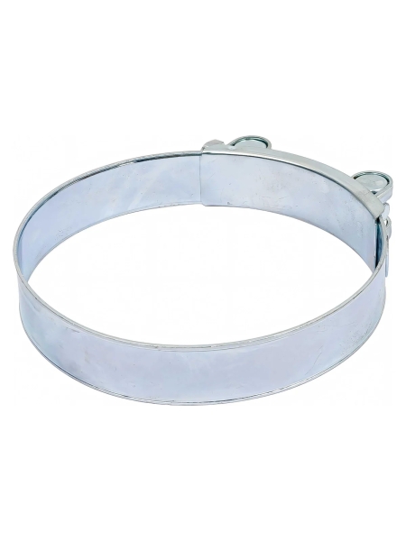 Силовой хомут Nord-Yada Д: 131-139 мм, Ш: 26 мм, Т: 1,7 мм, болт: М10х85, оцинкованная сталь 906008