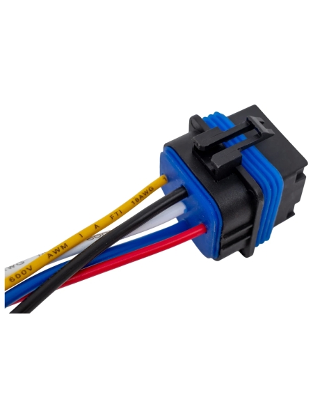 Колодка под водонепроницаемое реле Nord-Yada 5 контактов с проводами, пластик (12092605) 904687