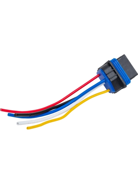 Колодка под водонепроницаемое реле Nord-Yada 5 контактов с проводами, пластик (12092605) 904687