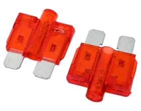 Предохранитель Nord-Yada MEDIUM стандарт 10 A, 19.1x5.1 мм, h18.8 W270-1, 2 шт в упаковке 901781