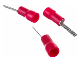 Штифтовая плоская изолированная клемма Nord-Yada с ПВХ манжетой 0,5-1,5 кв.мм 907399