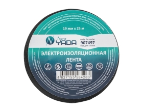 Изолента Nord-Yada 19мм х 25м черная 907497