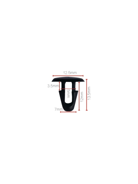 Клипса крепежная для а/м Toyota уплотнителя 90467-08004, 90467-08011 10 шт Nord-Yada 909171