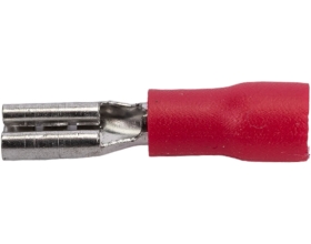 Изолированная клемма "мама" Nord-Yada 2.8мм 0.5-1.5кв. мм (красная) (РПи-м 1.5-(2.8)) 905340
