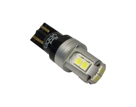 Светодиод Nord-Yada T10 CANBUS 10SMD 12V 3030 1.8W Non-polar белый TM NORD YADA, 2шт 908397