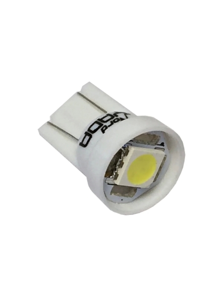 Светодиод Nord-Yada 12V T10-1SMD size 5050 W5W белый 0.3W 5lm 2 шт 902398
