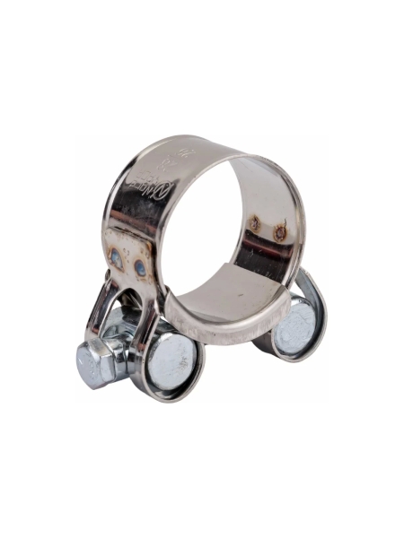 Силовой хомут Nord-Yada Д: 26-28 мм, Ш: 18 мм, Т: 0,6 мм, болт: М5х40, нерж. сталь 903116