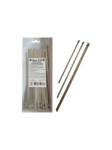 Стальные стяжки Nord-Yada 4.6х300 мм, в упаковке 50 шт. 909336