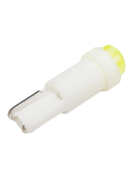 Светодиод Nord-Yada 12V T5-01 (1LED) COB W1.2W Base:W2.0-4.6d белый 0.36W 18lm 2 шт. 904588
