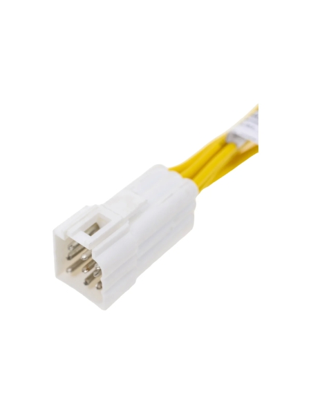 Разъем жгута воздухопритока Nord-Yada переключателя стеклоподъемника Калина, доп. жгута, с проводами 928521-1 906539