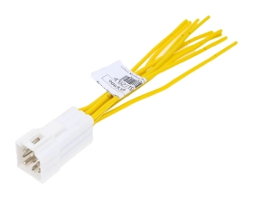 Разъем жгута воздухопритока Nord-Yada переключателя стеклоподъемника Калина, доп. жгута, с проводами 928521-1 906539