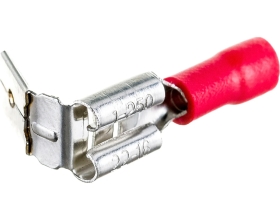 Изолированная клемма "мама"+"папа" Nord-Yada 2в1 6.3мм+штекер-6.3мм 0.5-1.5кв.мм (красная) 906329