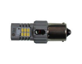 Светодиод Nord-Yada 9-18V BA15S P21W 1156-3020-24SMD (150/180) 2.05A 1750Lm 24W обманка белый 909309