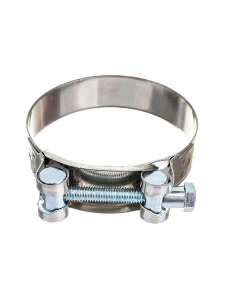 Силовой хомут Nord-Yada Д: 86-91 мм, Ш: 24 мм, Т: 0,8 мм, болт: М8х75, нерж. сталь 902893