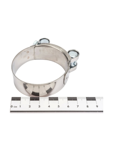 Силовой хомут Nord-Yada Д: 56-59 мм, Ш: 22 мм, Т: 0,6 мм, болт: М6х60, нерж. сталь 902886