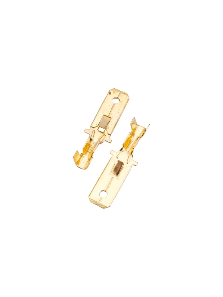 Клемма "папа" Nord-Yada 6.3мм 1-1.5кв.мм с защелкой (для разъемов) (РП-п 1.5-(6.3)) 905351