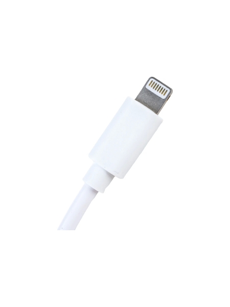 Кабель для зарядки Nord-Yada iPhone USB-Lightning 2А 1м белый (TPE) 908935