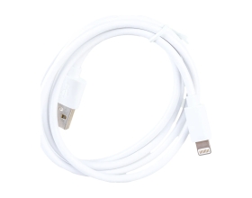Кабель для зарядки Nord-Yada iPhone USB-Lightning 2А 1м белый (TPE) 908935