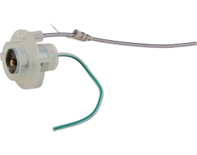 Одноконтактный патрон Nord-Yada под лампу R5W BA15s G18 5 с проводами, пластик 902637