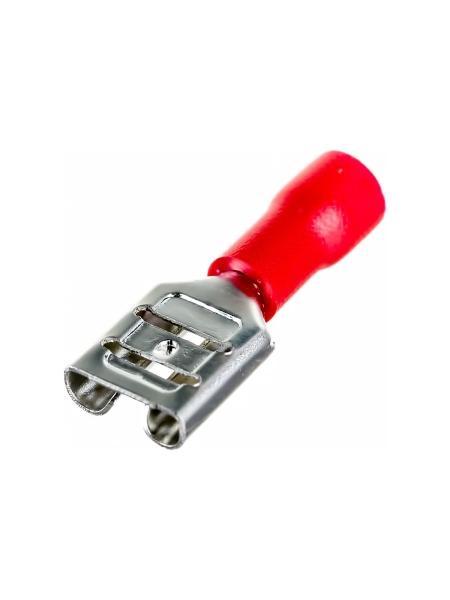 Изолированная клемма "мама" Nord-Yada 6.3мм 0.5-1.5кв.мм (красная) (РПи-м 1.5-(6.3) 905342