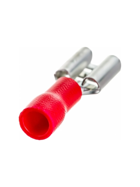 Изолированная клемма "мама" Nord-Yada 6.3мм 0.5-1.5кв.мм (красная) (РПи-м 1.5-(6.3) 905342