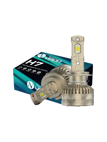 Светодиодная лампа головного света Nord-Yada Н7 9-32V 75W 7500Lm 6500K TM Nord Yada 909843