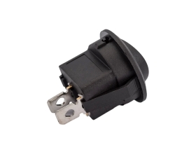 Круглая клавиша Nord-Yada 250V 6А черная (2контакта) ON-OFF (2шт в упаковке) 905484