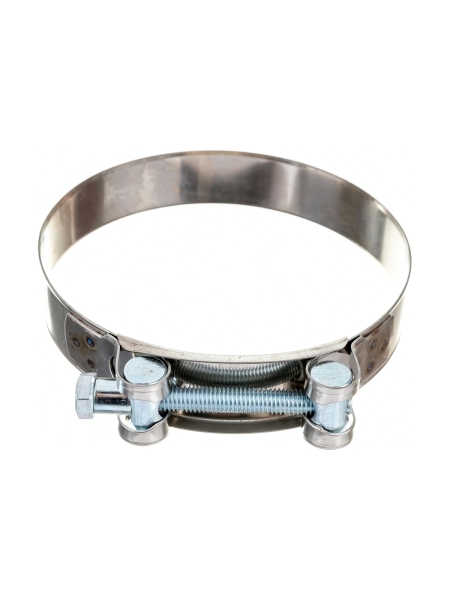 Силовой хомут Nord-Yada Д: 113-121 мм, Ш: 24 мм, Т: 0,8 мм, болт: М8х80, нерж. сталь 902897