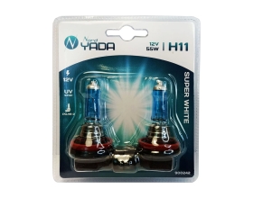 Лампа Nord-Yada H11 12V 55W SUPER WHITE 2шт блистер TM Nord YADA 900242