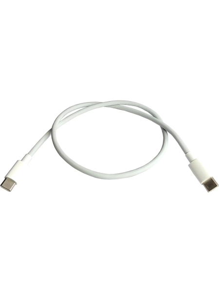 Кабель для зарядки Nord-Yada Android Type-C/Type-C 60W, 3А, 0.5м, белый (TPE) 908968