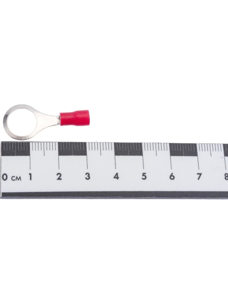 Кольцевая изолированная клемма Nord-Yada 10.5мм 0.5-1.5кв.мм(красная) (НКи 1.5-10) 906354