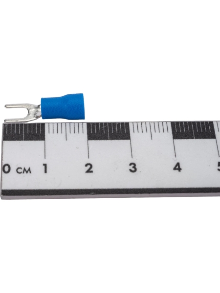 Вилочная изолированная клемма Nord-Yada 3.2мм 1.5-2.5кв.мм (синяя) 906345