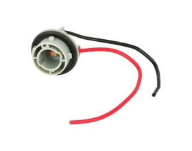 Патрон под лампу Nord-Yada P21W BAU15s (1156 одноконт.) с проводами, пластик 904646