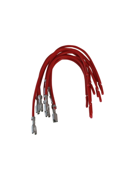 Клемма электропроводки Nord-Yada мама 4,8мм наружная луженая с проводом 2,5 мм TM Nord YADA 10шт в упаковке 909599