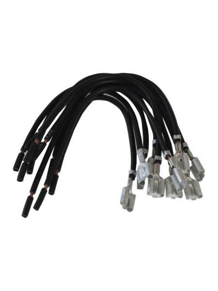 Клемма электропроводки Nord-Yada мама 4,8мм наружная луженая с проводом 2,5 мм TM Nord YADA 10шт в упаковке 909599